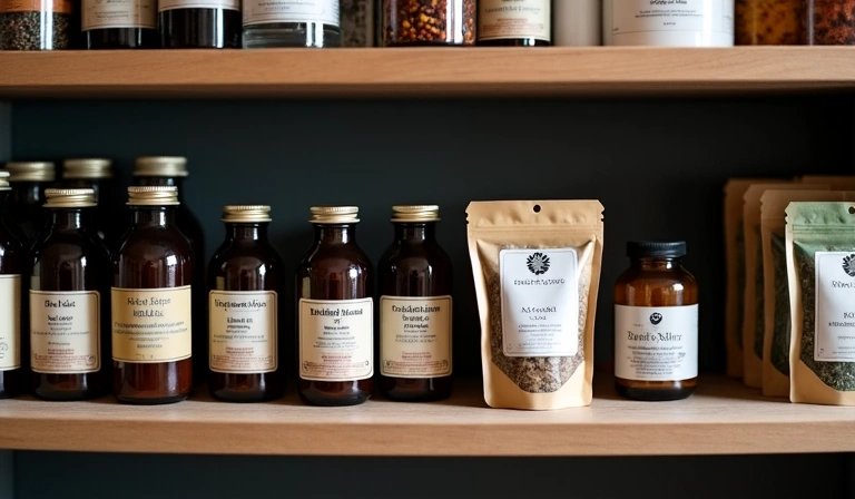 Almacenamiento de productos naturales en un lugar fresco y oscuro